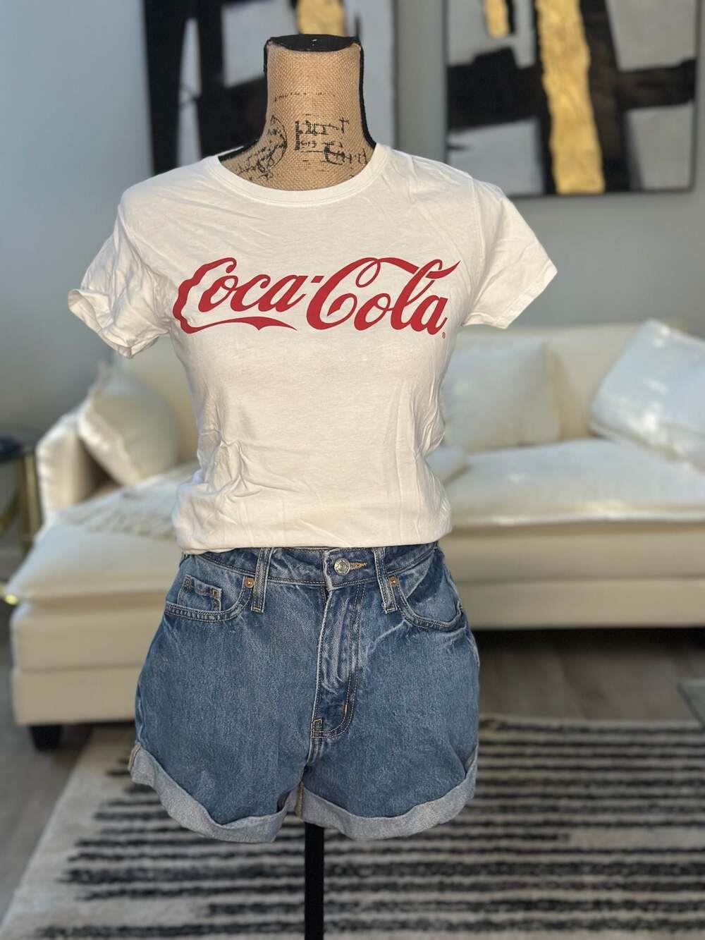 Gildan Softstyle Coca-Cola Graphic Baby Tee